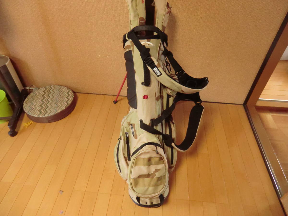 限定　BEAMS GOLF BRIEFING キャディバッグ ヘッドカバー未使用 ビームスゴルフ × ブリーフィング キャディバッグ ヘッドカバー セット