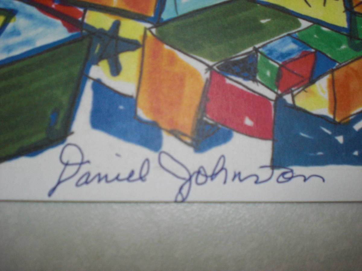 Johnston Daniel ダニエルジョンストン ダニエル・ジョンストン 直筆
