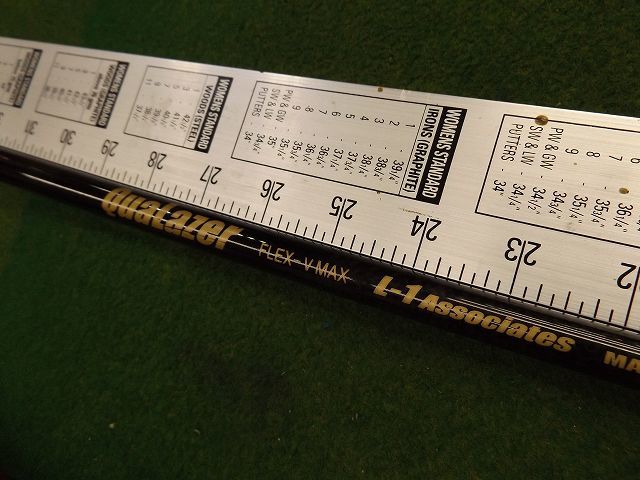 低価，高品質 税込 792 Qualazer L-1 ASSOCIATES FLEX-V MAX 44.5インチ クアレーザー シャフト単品(その他)｜売買されたオークション情報、yahooの商品情報をアーカイブ公開 - オークファン 部品
