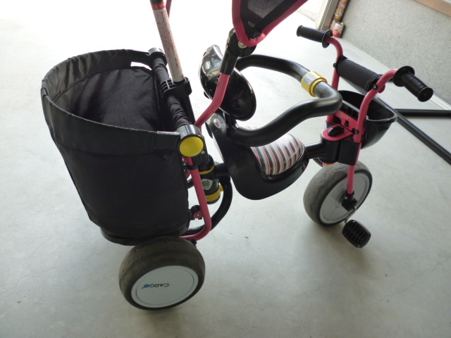 ides CARGO+ アイデス カーゴ プラス ネイビー三輪車 日よけ付き