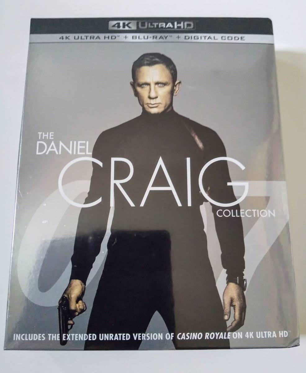 【定番人気，HOT】 007: The Daniel Craig Collection 4K Ultra HD/Blu-ray ／カジノ ロワイヤル / 007／慰めの報酬 / 007 スカイフォール / 007 スペクター(外国映画)｜売買されたオークション情報、yahooの商品情報をアーカイブ公 外国映画