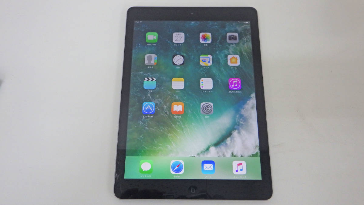 Apple iPad Air Wi-Fiモデル MD785J/B 16GB スペースグレイ ジャンク