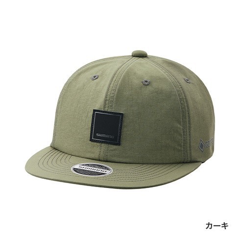 低価，限定SALE シマノ GORE-TEX プリントレインフラットキャップ CA-011T カーキ フリー(帽子)｜売買されたオークション情報、yahooの商品情報をアーカイブ公開 - オークファン 帽子