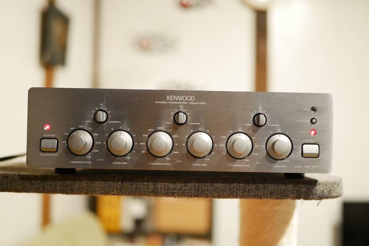 GE-1001 KENWOOD ケンウッド Equalizer Stereo Parametric Audio Used