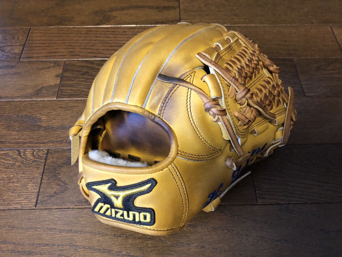 品質保証，正規保証 ミズノ mizuno ミズノプロ オーダー 耕作印 井端モデル/硬式内野手用グラブ 右投げ(内野手用)｜売買されたオークション情報、yahooの商品情報をアーカイブ公開 - オークファン 大人用
