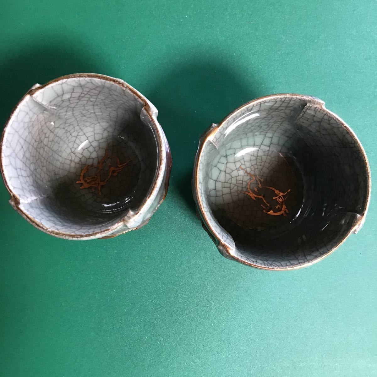 ◯so14 相馬焼　湯呑　急須　セット　3個　相馬　湯飲み　湯呑み　湯のみ　茶器　検索　煎茶道具　煎茶　馬_3