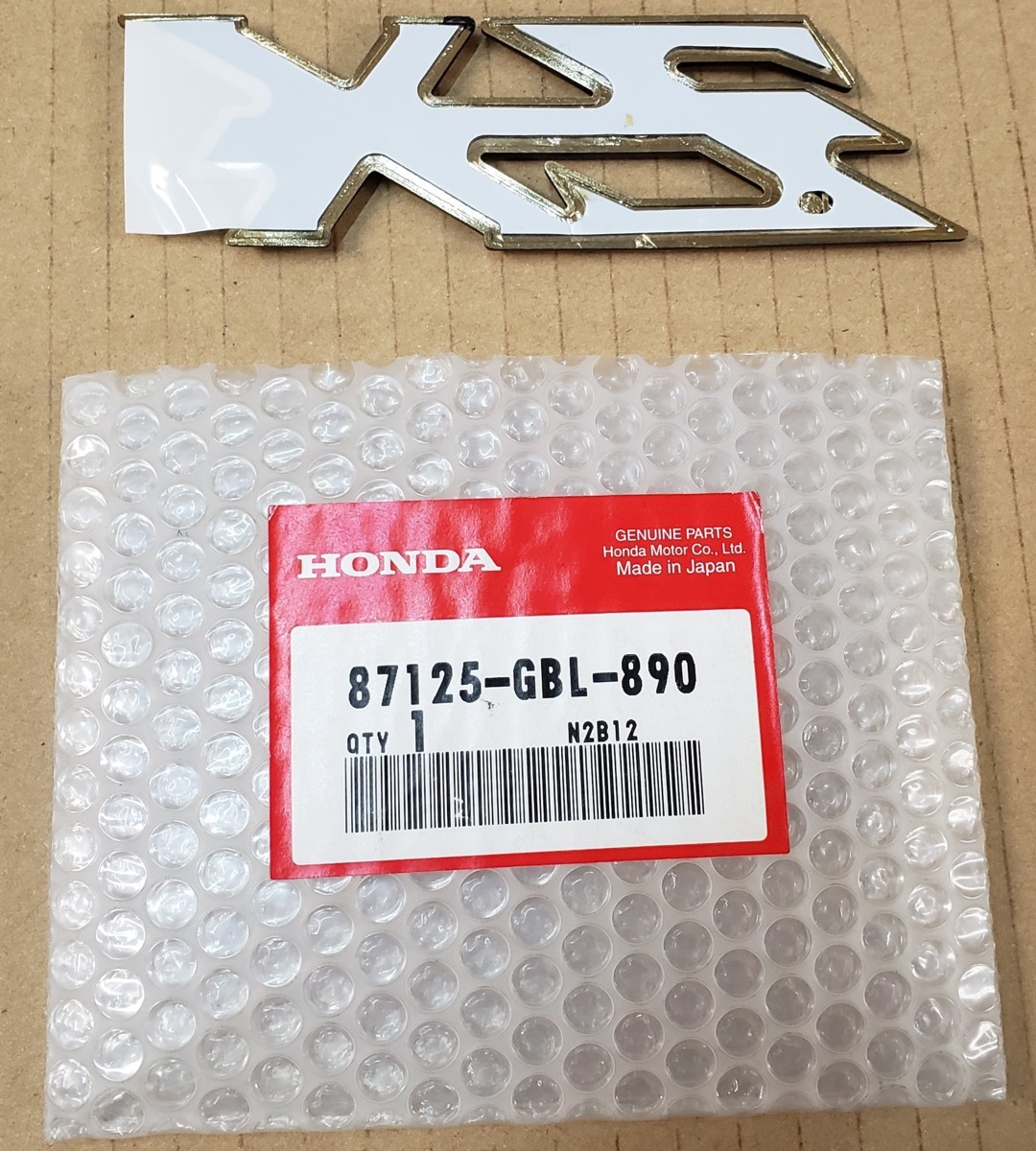 車の装飾、4面合金グアニン装飾品 送料380円 希少 激レア 絶1点限【HONDA 純正】ライブ/ディオ/Dio/ZX