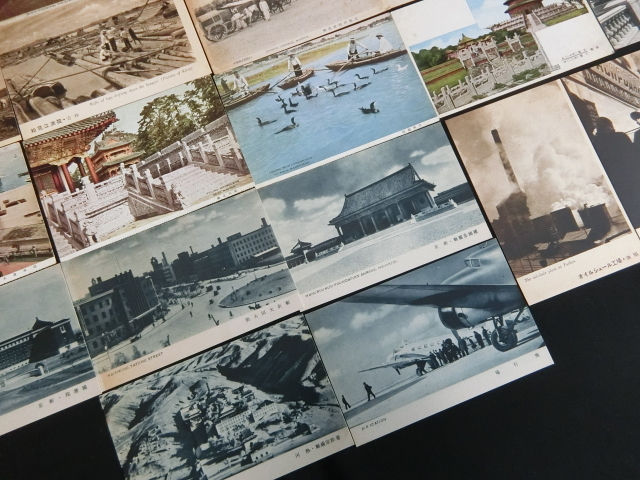 20・戦前 絵葉書「満洲 支那 各地」風景・風俗（高脚子・景春・吉林
