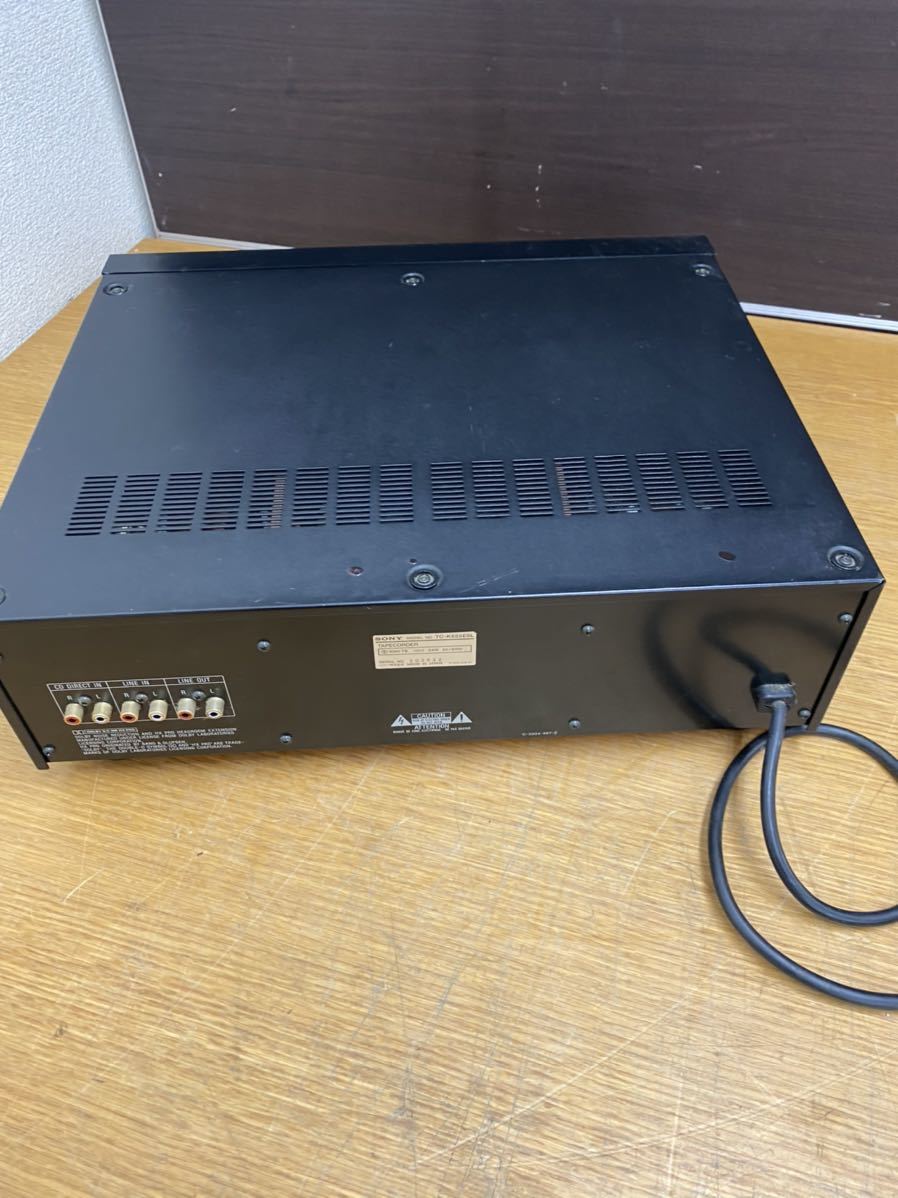 ♯ SONY カセットデッキ ソニー ジャンク品 TC-K555ESL カセット開き