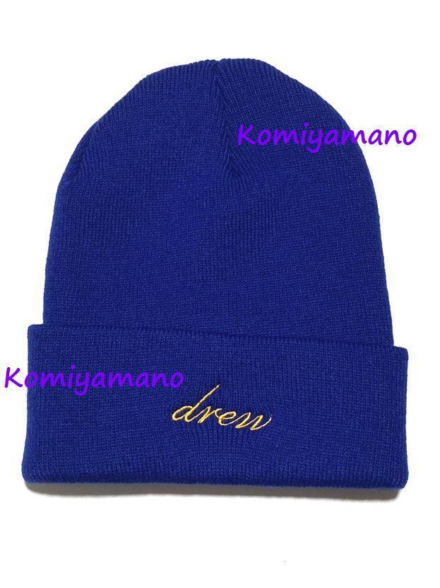 drew ドリュー Drew House ドリューハウス スクリプト ビーニーキャップ house ハウス ビーニー・ニットキャップ Justin 人気アイテム通販(新品 クーポンでさらにお得 USA製 house（ドリューハウス） (drew