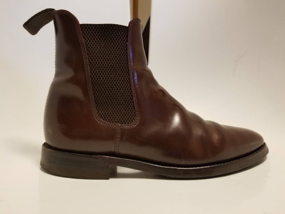 ブーツ ローク Boots Loake 25.5 褐色 サイドゴアブーツ モッズ(25.5cm 