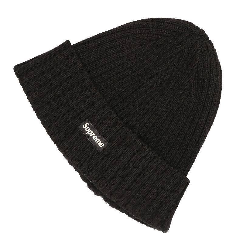 Supreme Overdyed Ribbed Beanie 黒 ビーニー Supreme Overdyed Beanie