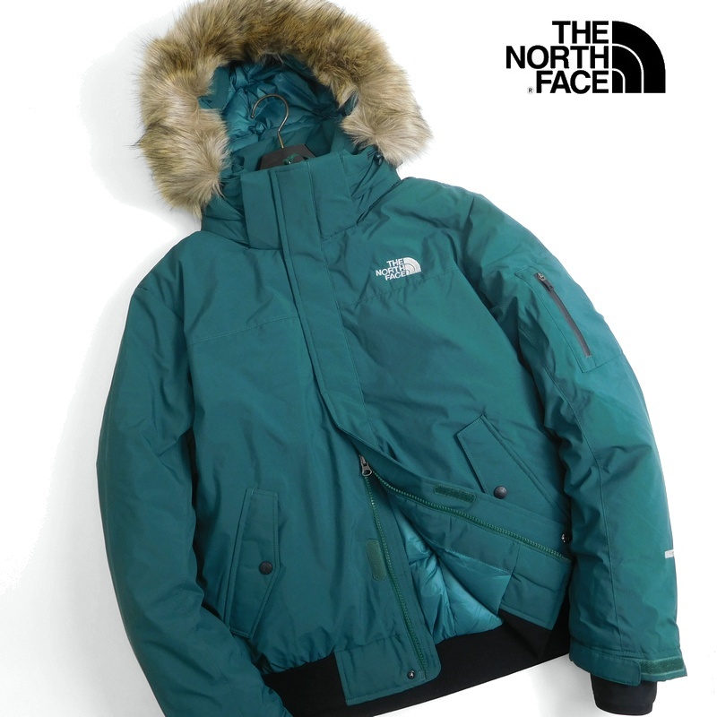 【お得，限定SALE】 THE NORTH FACE ザ ノースフェイス 秋冬 定5.2万 WIND STOPPER 防水 撥水 ナイロン ダウンジャケット ブルゾン XL 緑 083 kkf1148d(XLサイズ以上)｜売買されたオークション情報、yahooの商品情報をアーカイ 男性用