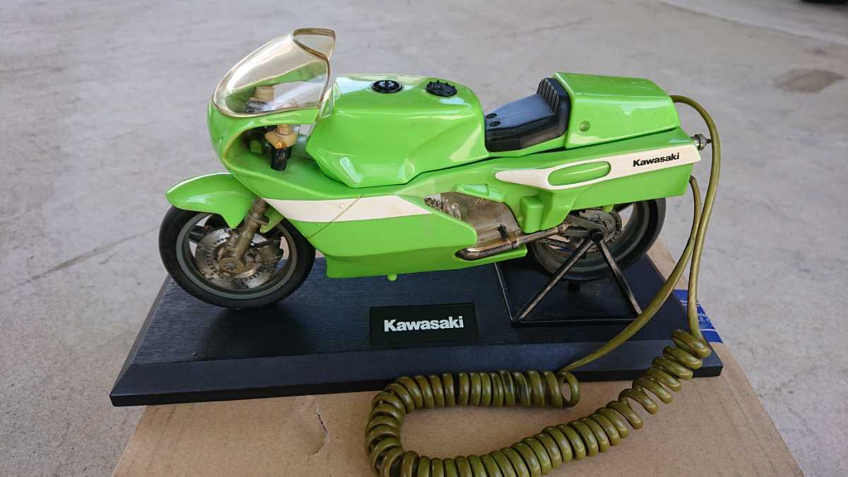 Kawasaki YE-500 バイク型固定電話 ユピテル工業株式会社 カワサキ YE-500 バイク型 電話 ユピテル工業 電話器 検 ガレージに
