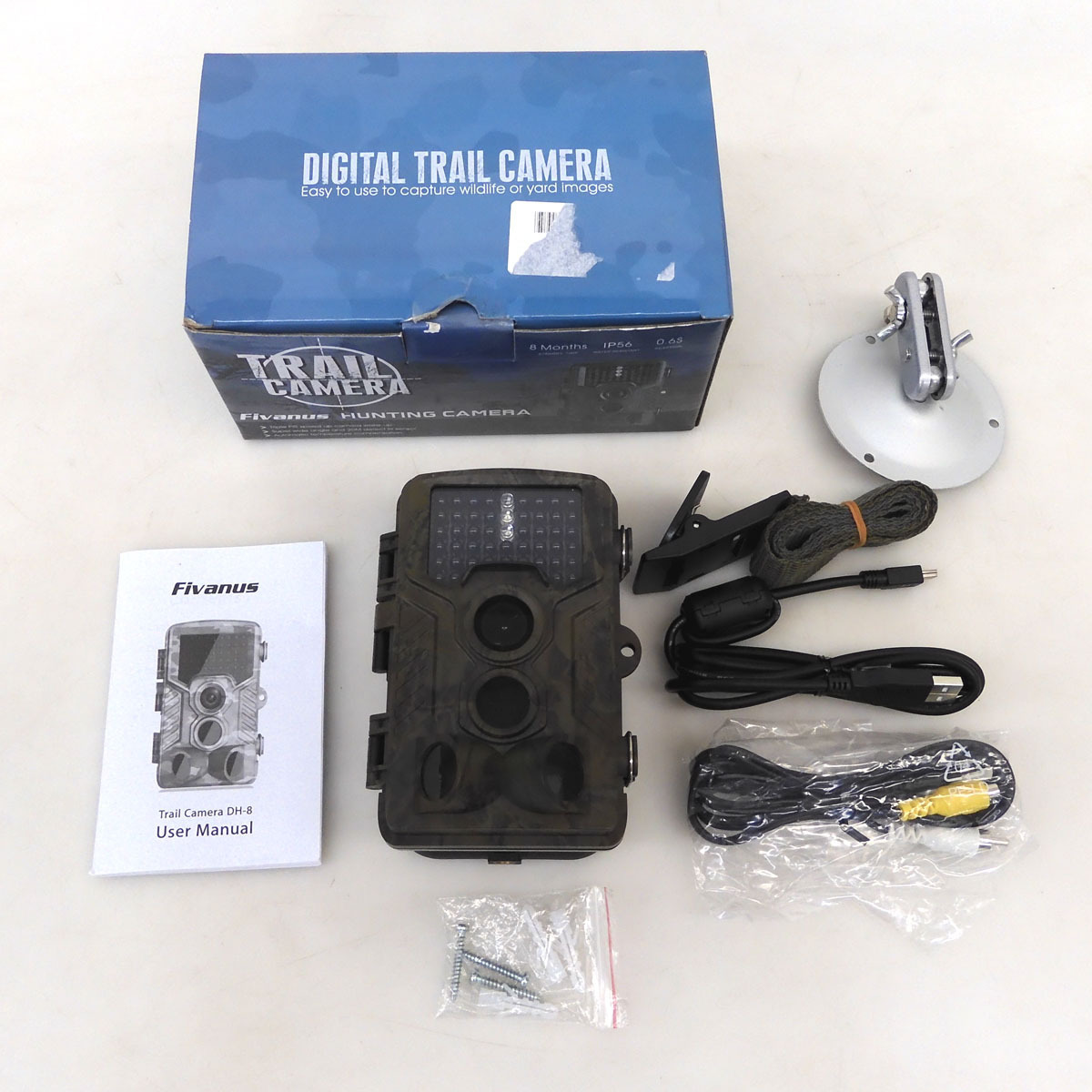 ACB-C3F358 Fivanus DIGITAL TRAIL CAMERA HUNTING CAMERA トレイルカメラ 防犯カメラ 暗視 ...