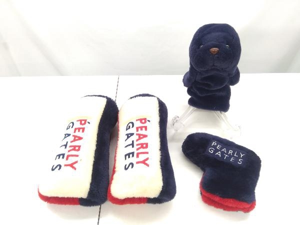 【超激得，安い】 PEARLYGATES パーリーゲイツ ヘッドカバー4点セット ウッド用 パター用(ウッド用)｜売買されたオークション情報、yahooの商品情報をアーカイブ公開 - オークファン ヘッドカバー
