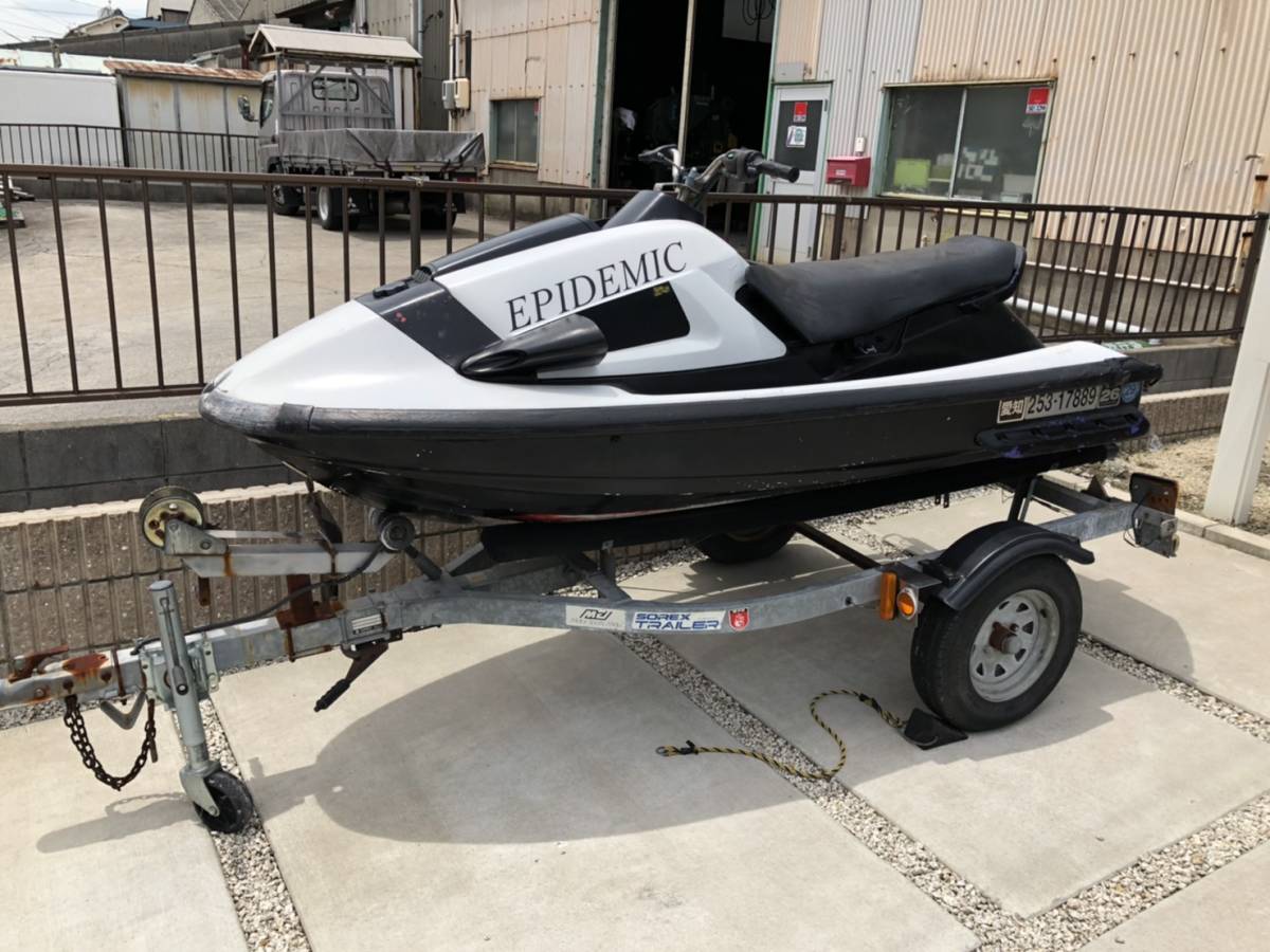【定番人気，限定セール】 愛知発 YAMAHA マリジェット ＭＪ-1100ＲＡ トレーラー付き(ヤマハ)｜売買されたオークション情報、yahooの商品情報をアーカイブ公開 - オークファン 本体