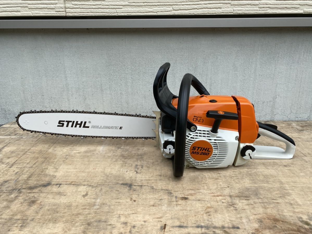  STIHL スチールチェンソー チェンソー チェーンソー MS260(チェーンソー)｜売買されたオークション情報、yahooの商品情報をアーカイブ公開 - オークファン 木工用