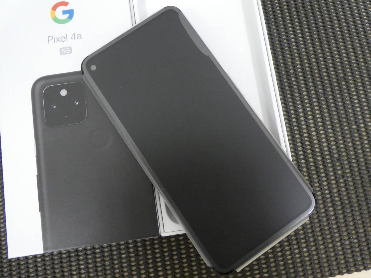  ①未使用 Google Pixel 4a 5G G025H 128GB ブラック ソフトバンク ○判定 SIMフリー 激安1円スタート_3
