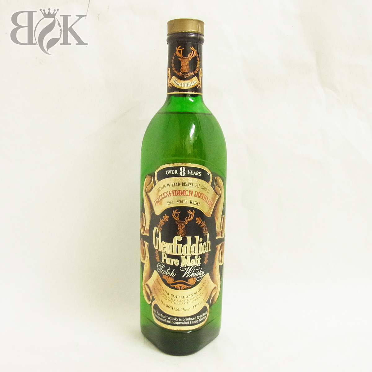 グレンフィディック 8年 古酒 未開栓 Glenfiddich 旧ボトル PURE MALT 