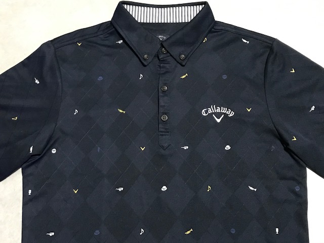 爆買い，限定セール 石川遼着用モデル Callaway キャロウェイ ポロシャツ L(キャロウェイ)｜売買されたオークション情報、yahooの商品情報をアーカイブ公開 - オークファン シャツ