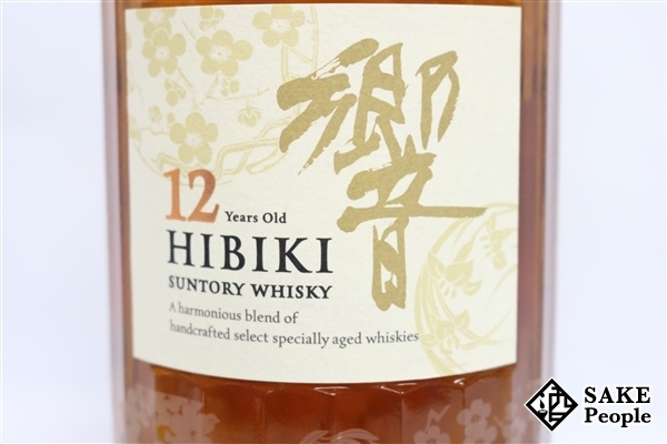 ◇注目! 響 12年 花鳥風月 意匠ボトル 700ml 43% ジャパニーズ
