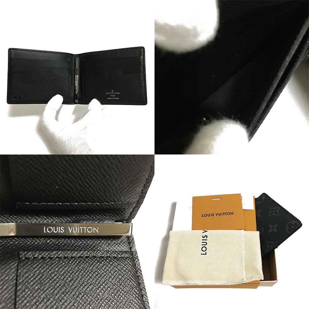 【未使用級/箱袋付き】ルイヴィトン LV モノグラム エクリプス 二