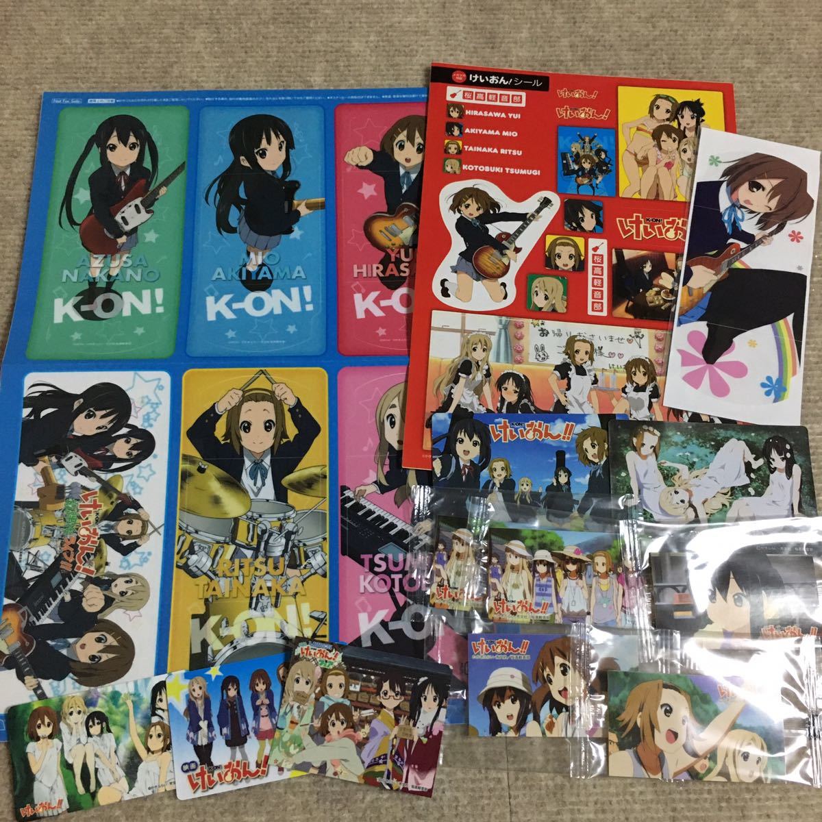 34 けいおん ステッカー13枚セット まとめて レア 限定品 特典 シール Meiji Lawson ローソン 映画 かきふらい けいおん 売買されたオークション情報 Yahooの商品情報をアーカイブ公開 オークファン Aucfan Com