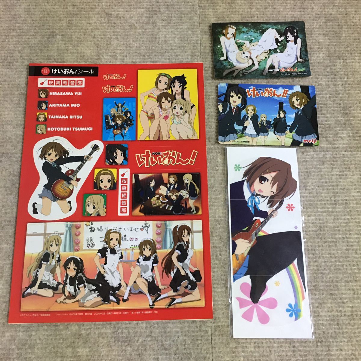 34 けいおん ステッカー13枚セット まとめて レア 限定品 特典 シール Meiji Lawson ローソン 映画 かきふらい けいおん 売買されたオークション情報 Yahooの商品情報をアーカイブ公開 オークファン Aucfan Com