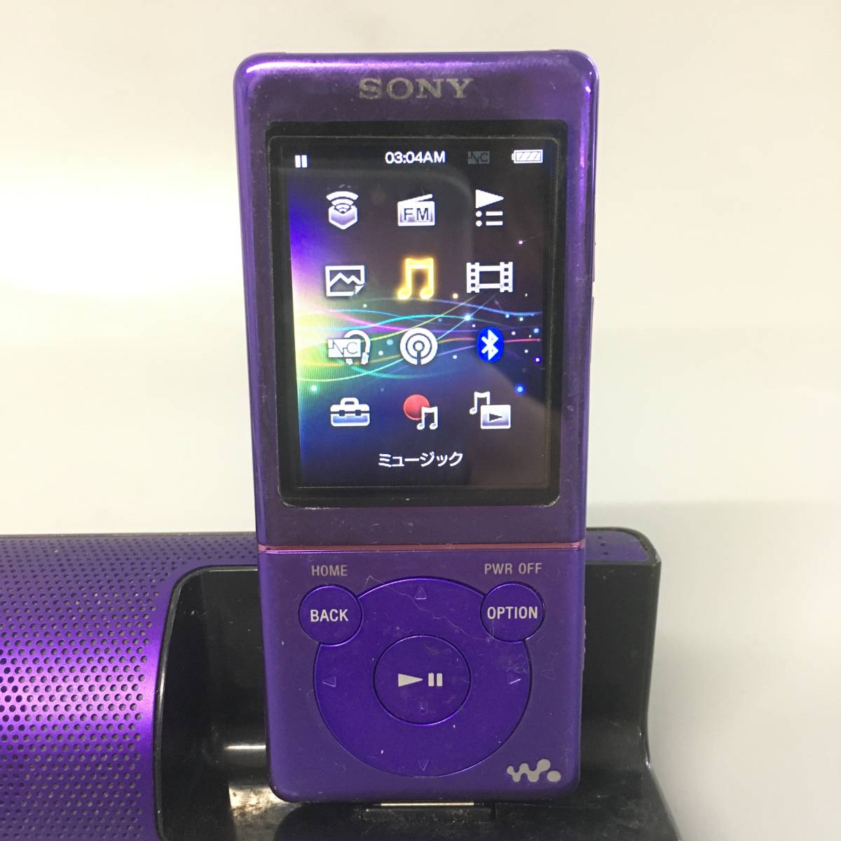 A Sony ソニー Walkman ウォークマン スピーカー Nw S774 6 71gb Rdp Nwt19 紫 ソフトケース付 通電確認済 本体 売買されたオークション情報 Yahooの商品情報をアーカイブ公開 オークファン Aucfan Com