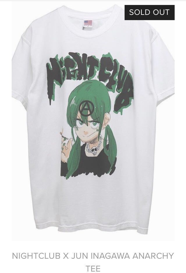 NIGHT CLUB X JUN INAGAWA ANARCHY TEE ナイトクラブ ジュンイナガワ