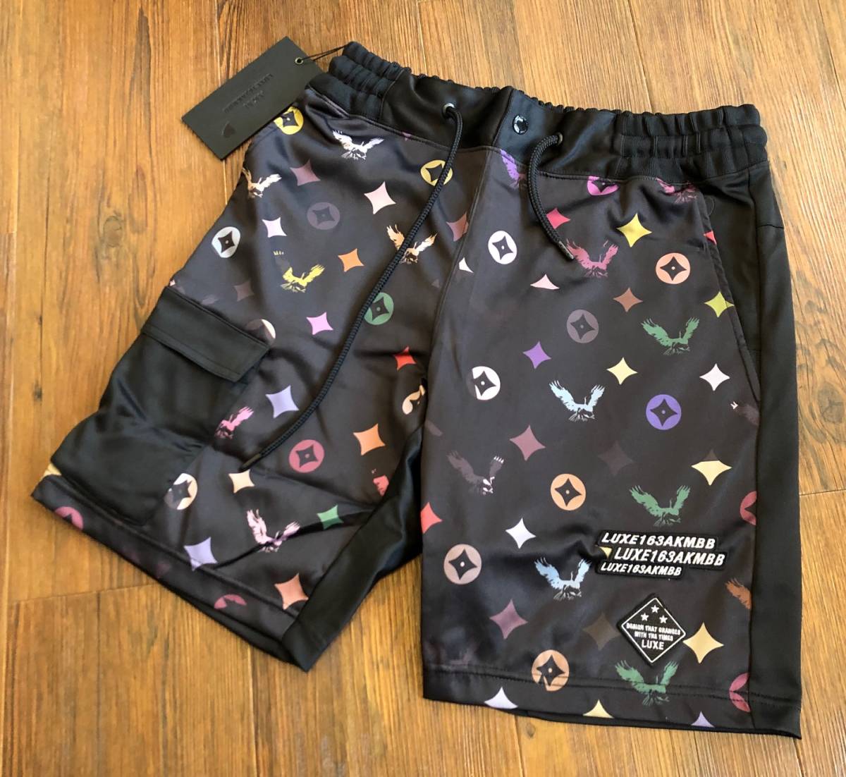 定価47300円 新品 ☆ AKM 19SS BROWN BUNNY MONOGRAM カーゴ ハーフ