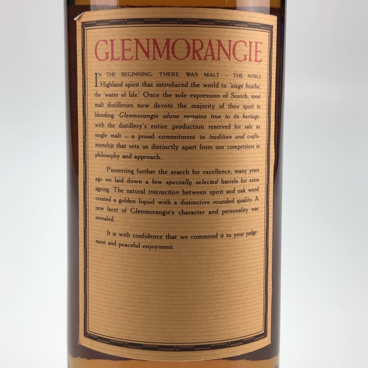 グレンモーレンジ 18年 旧ボトル 750ml オールドボトル GLENMORANGIE