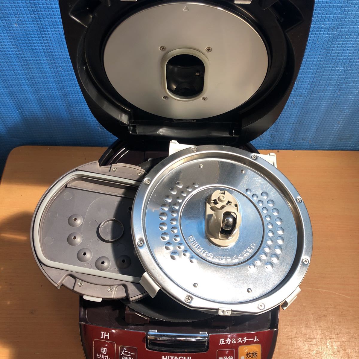 HITACHI 圧力&スチームIH炊飯ジャー RZ-TS103M 19年製 5.5合炊き (398)