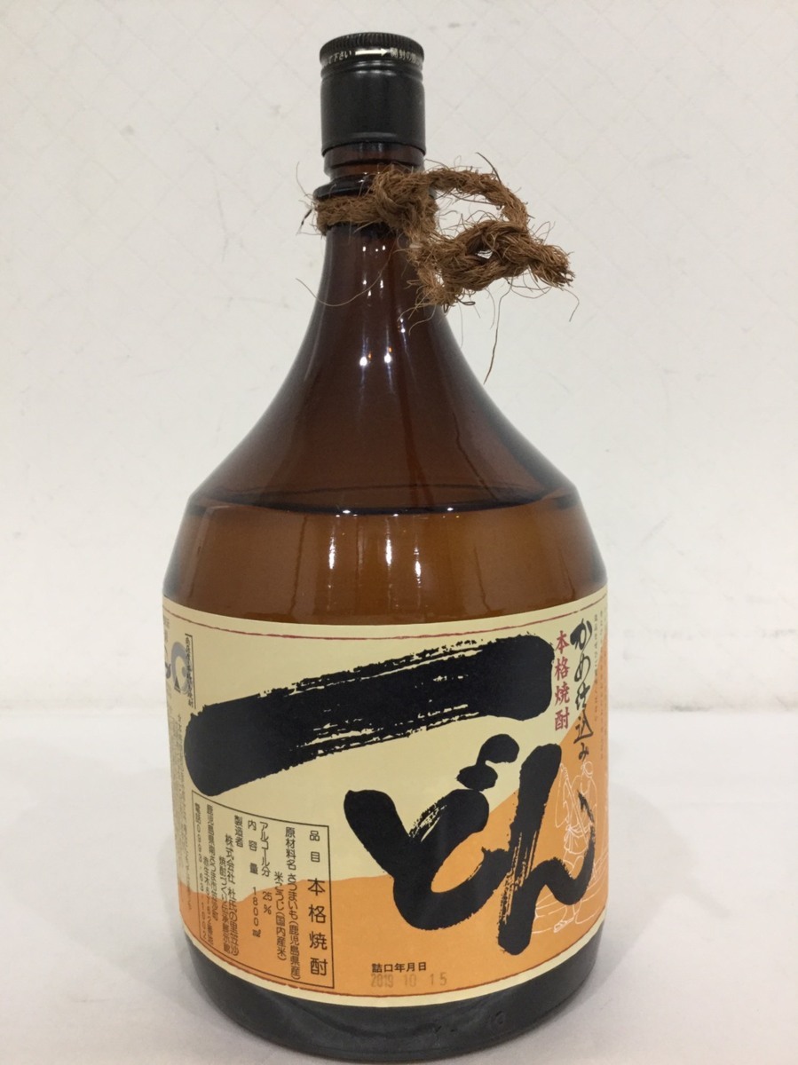 新品未開栓 杜氏の里笠沙 かめ仕込み 本格焼酎 一どん 1800ml 25度