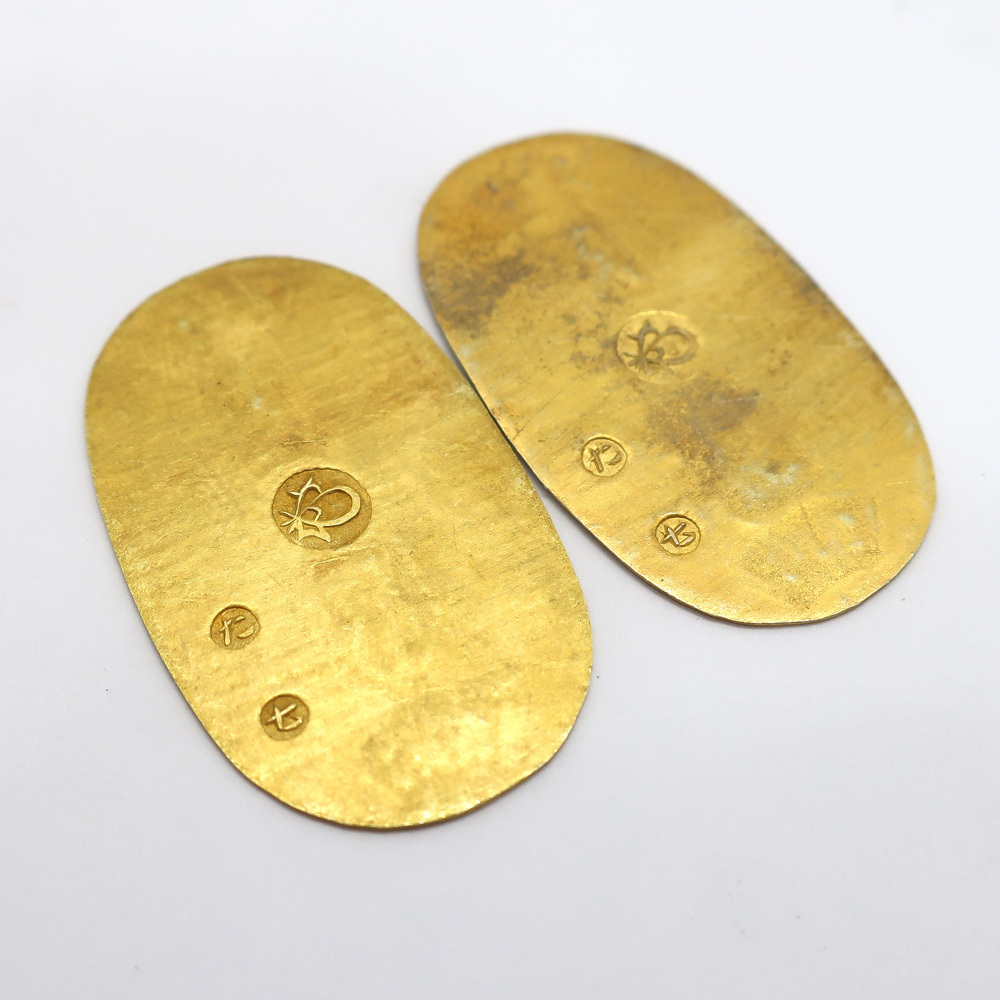 万延小判金 鑑定書付 背刻印 – 野崎コイン 小判 アンティーク
