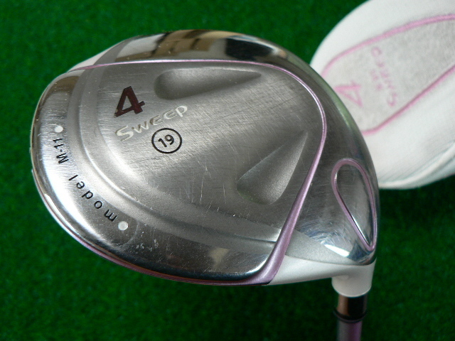 定番，人気SALE プロギア SWEEP model M-11 4W 19&deg; M-30 HC付 女性用(フェアウェイウッド)｜売買されたオークション情報、yahooの商品情報をアーカイブ公開 - オークファン 女性右きき用
