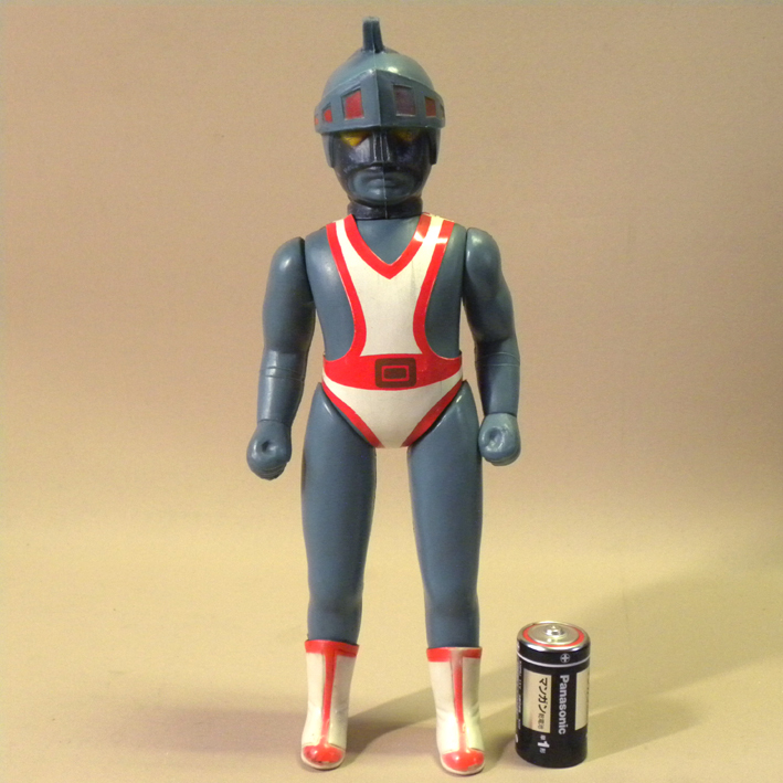 1970年代 当時物 旧トミー シルバー仮面 ポリ 人形 (古い 昔の