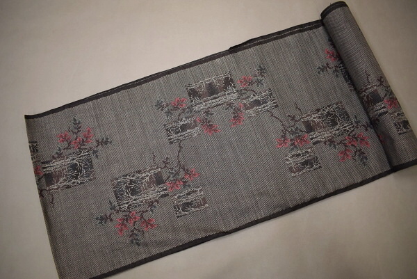 反物 着尺 正絹 着物 大島紬 新古品 黒 純泥染 本場大島紬 逸品!! 夏物