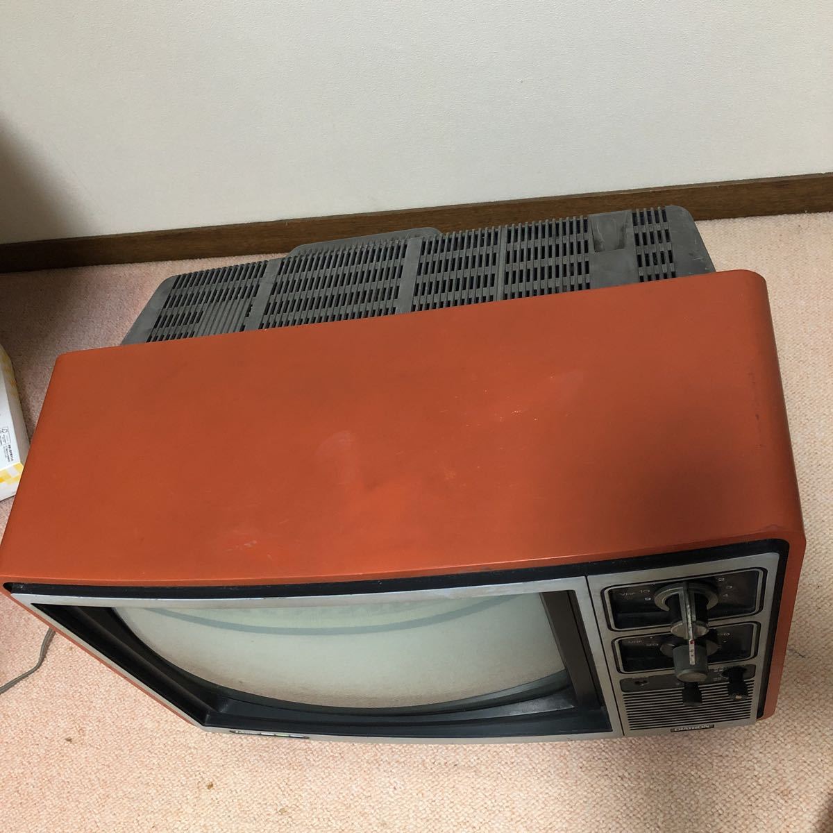 ブラウン管テレビ MITSUBISHI 三菱 DIATRON 通電確認済 レトロ テレビ