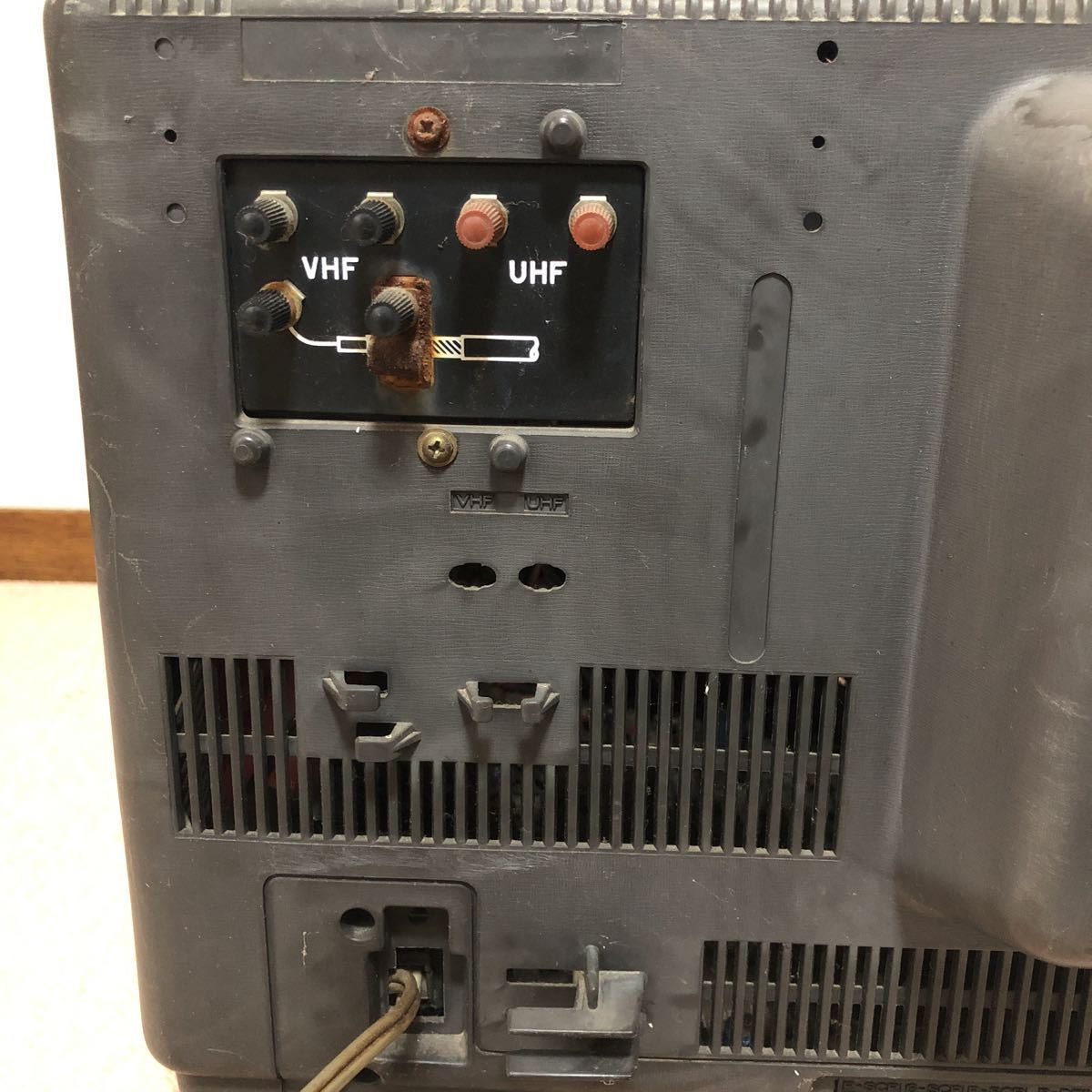 ブラウン管テレビ MITSUBISHI 三菱 DIATRON 通電確認済 レトロ テレビ