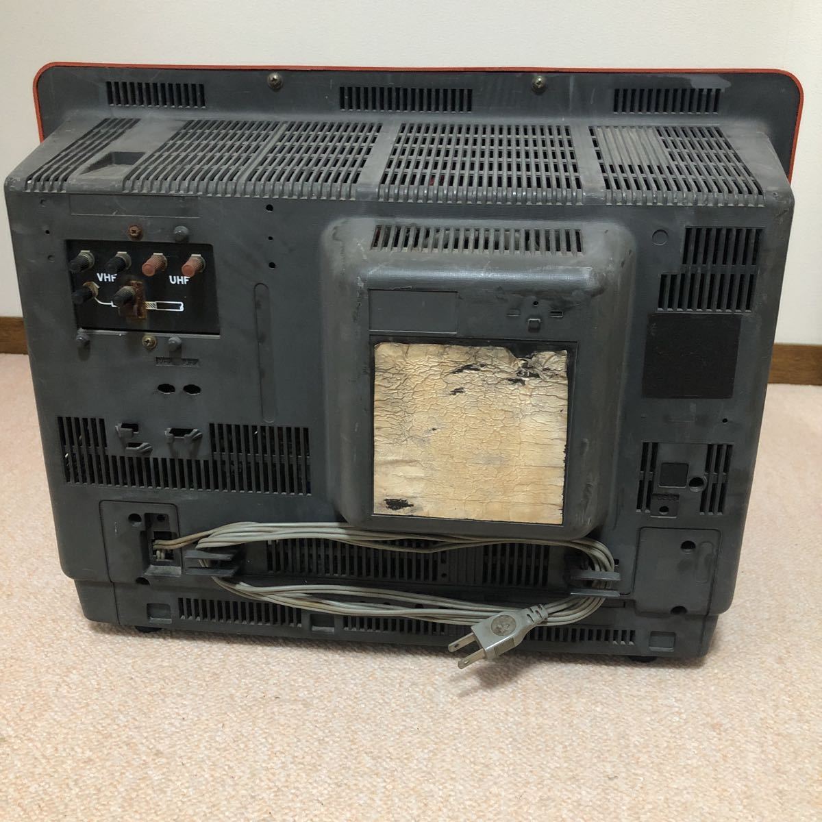 ブラウン管テレビ MITSUBISHI 三菱 DIATRON 通電確認済 レトロ テレビ