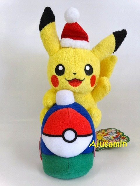 ポケモンつながるぬいぐるみ クリスマスマーケット2011 ピカチュウ ミジュマル 未使用 ポケモンセンター ミジュマル クマシュン タブンネ ピカチュウ