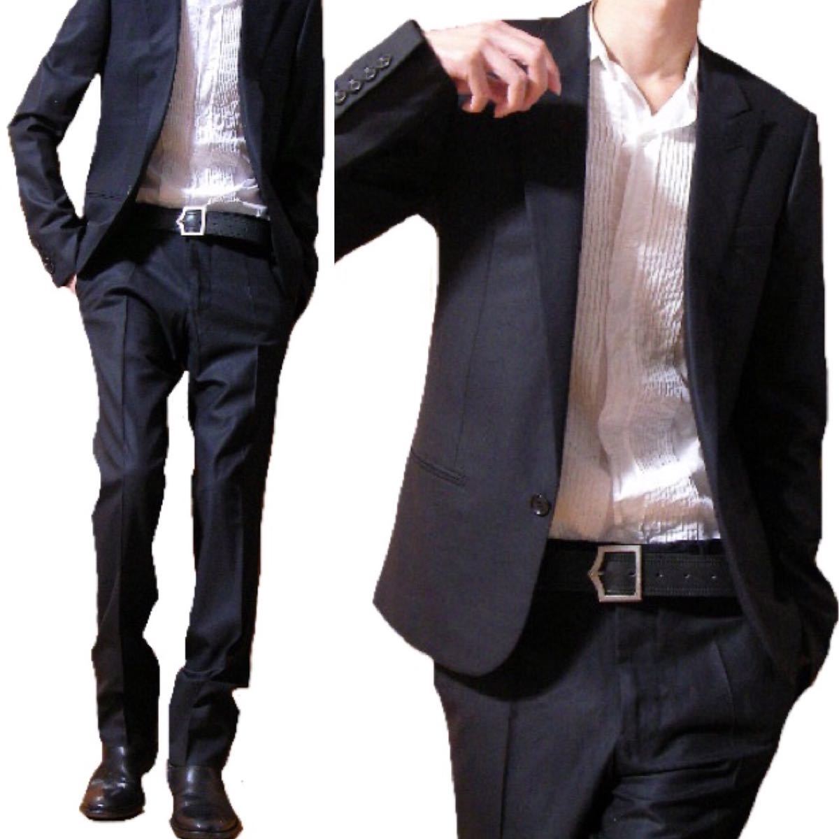 ディオールオム Dバックル アロー レザー ベルト 90 DIORHOMME 国内 