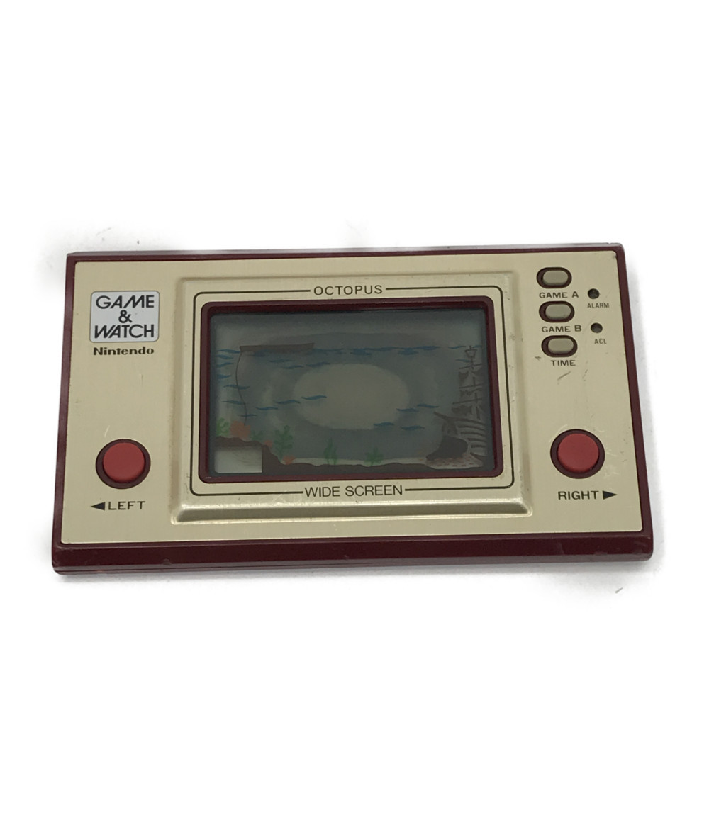 ゲームウォッチ ワイドスクリーン オクトパス 任天堂