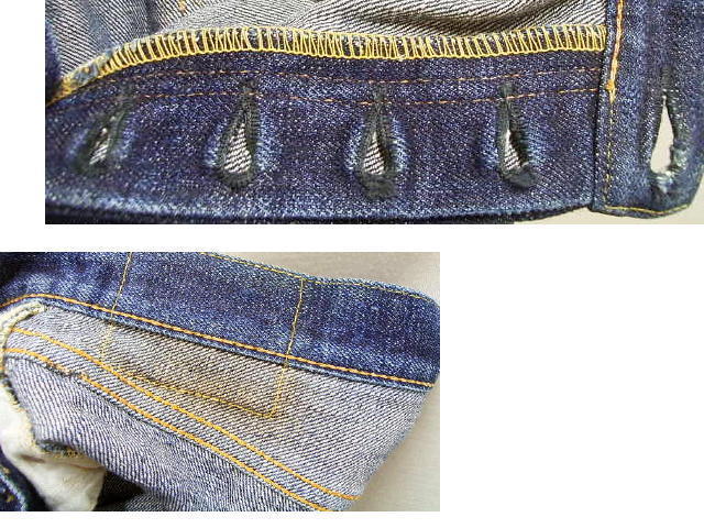 即決 [W35]サンプル級の鬼ヒゲ サムライジーンズ S5000VX 17oz