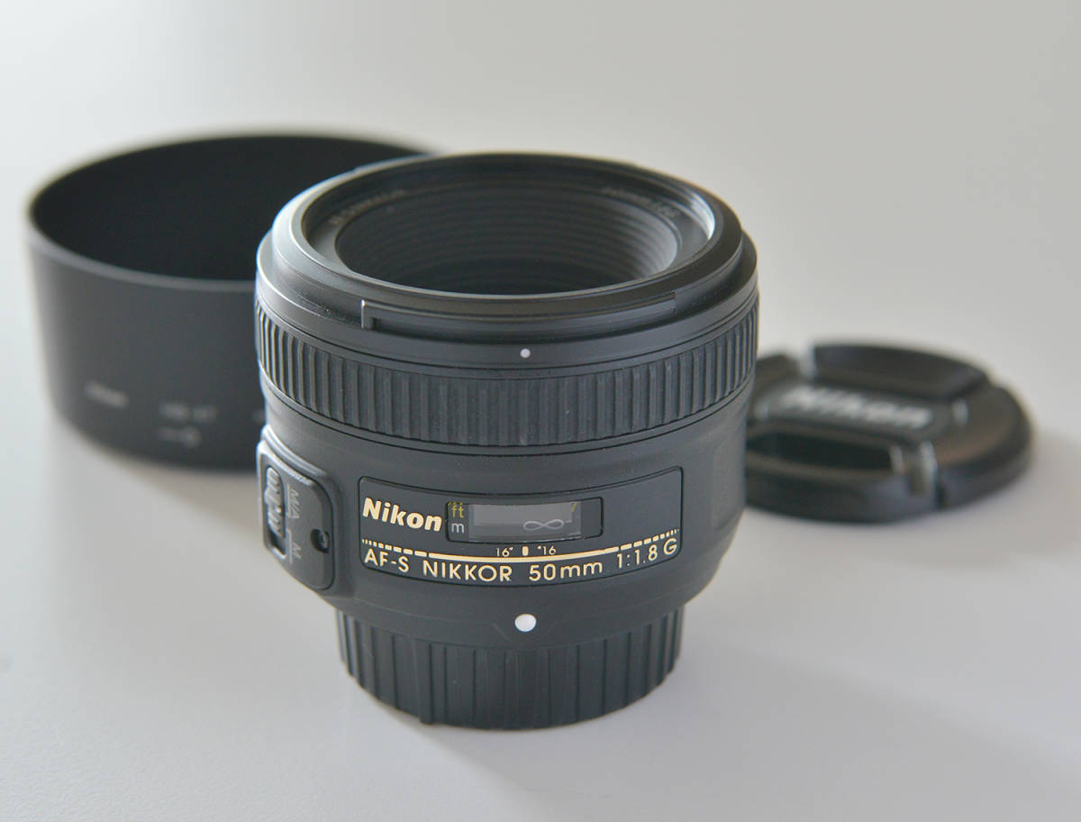 Nikon AF-S NIKKOR 50mm f/1.8G 単焦点レンズ 中古美品 【公式通販】