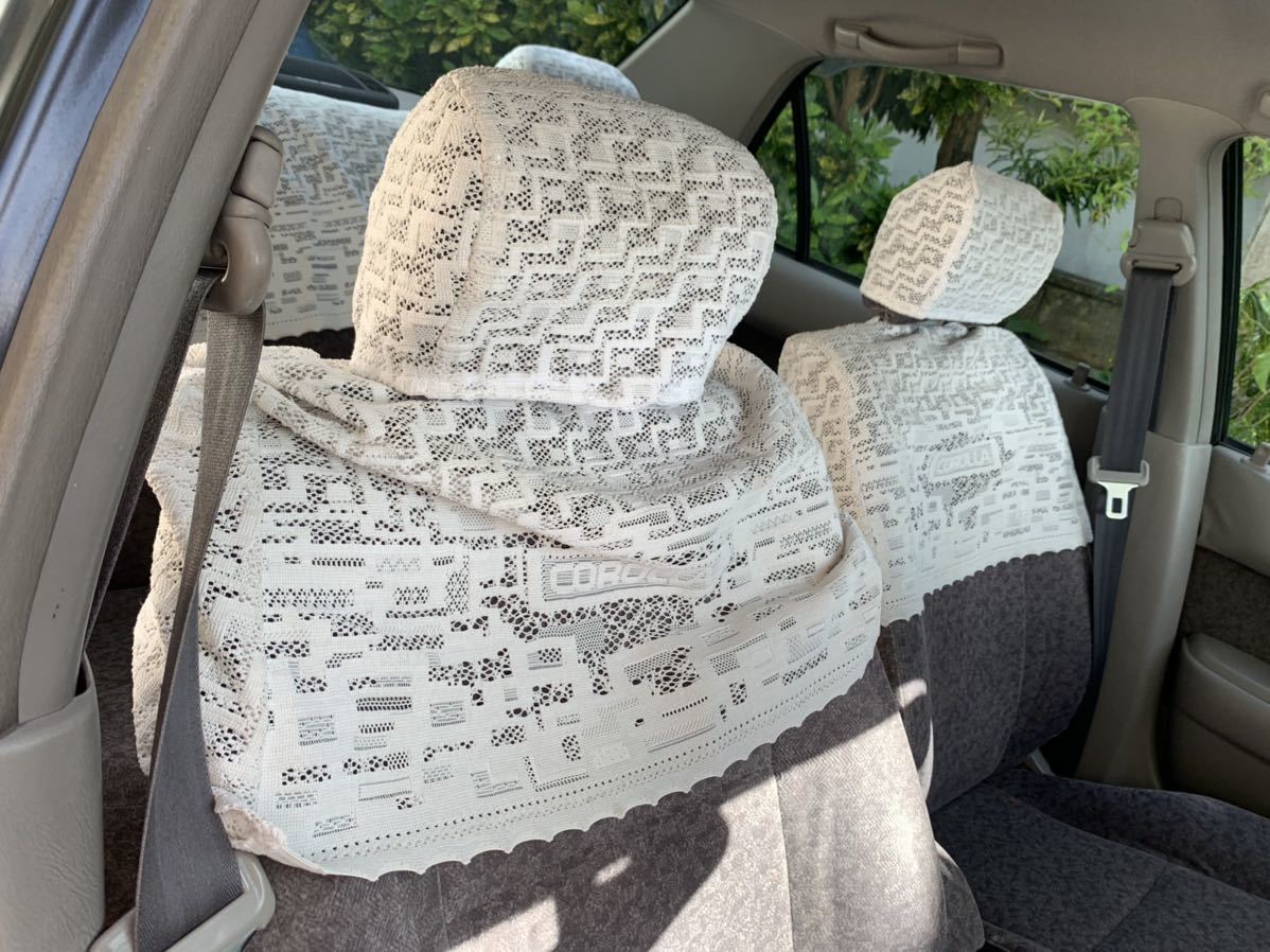 希少トヨタカローラ純OPレースシートカバー（純正）usdm jdm 高速有鉛