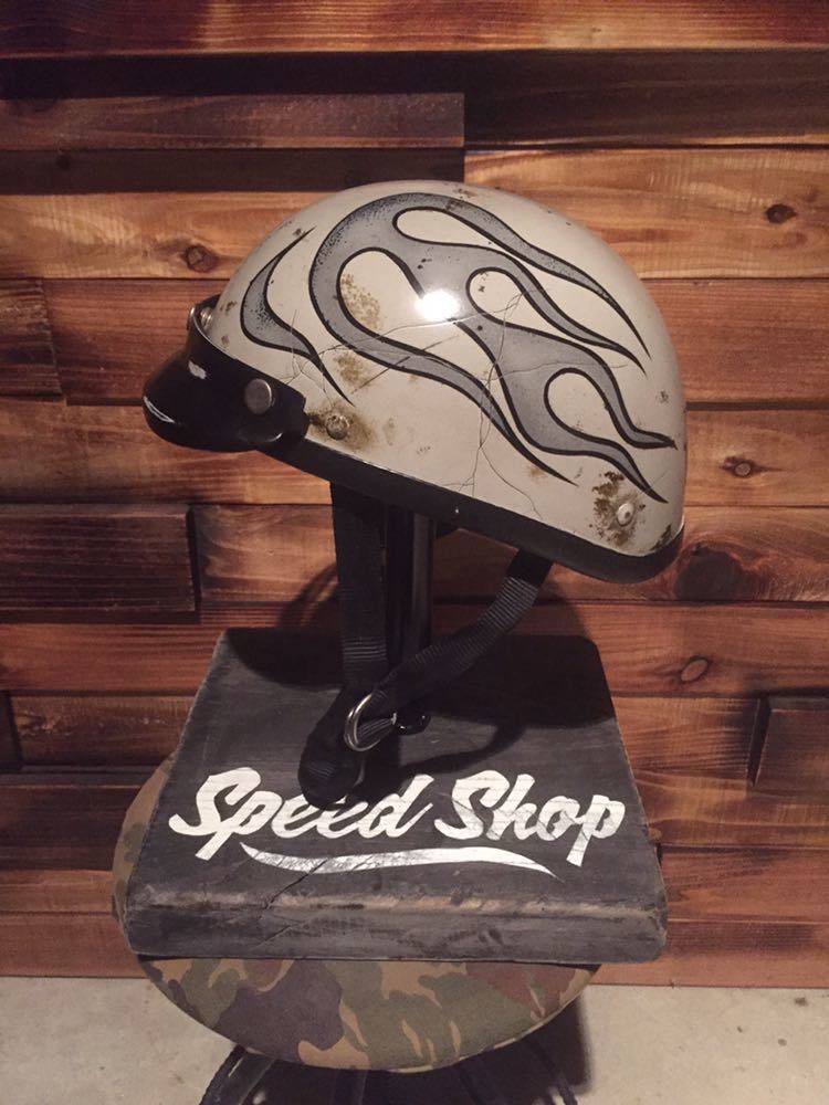 - 2026年最新tt＆co ハーフヘルメットの人気アイテム TT\u0026CO. HALF ハーフ tt＆co ヴィンテージヘルメット ハーフヘルメット エイジングペイント カスタムペイント