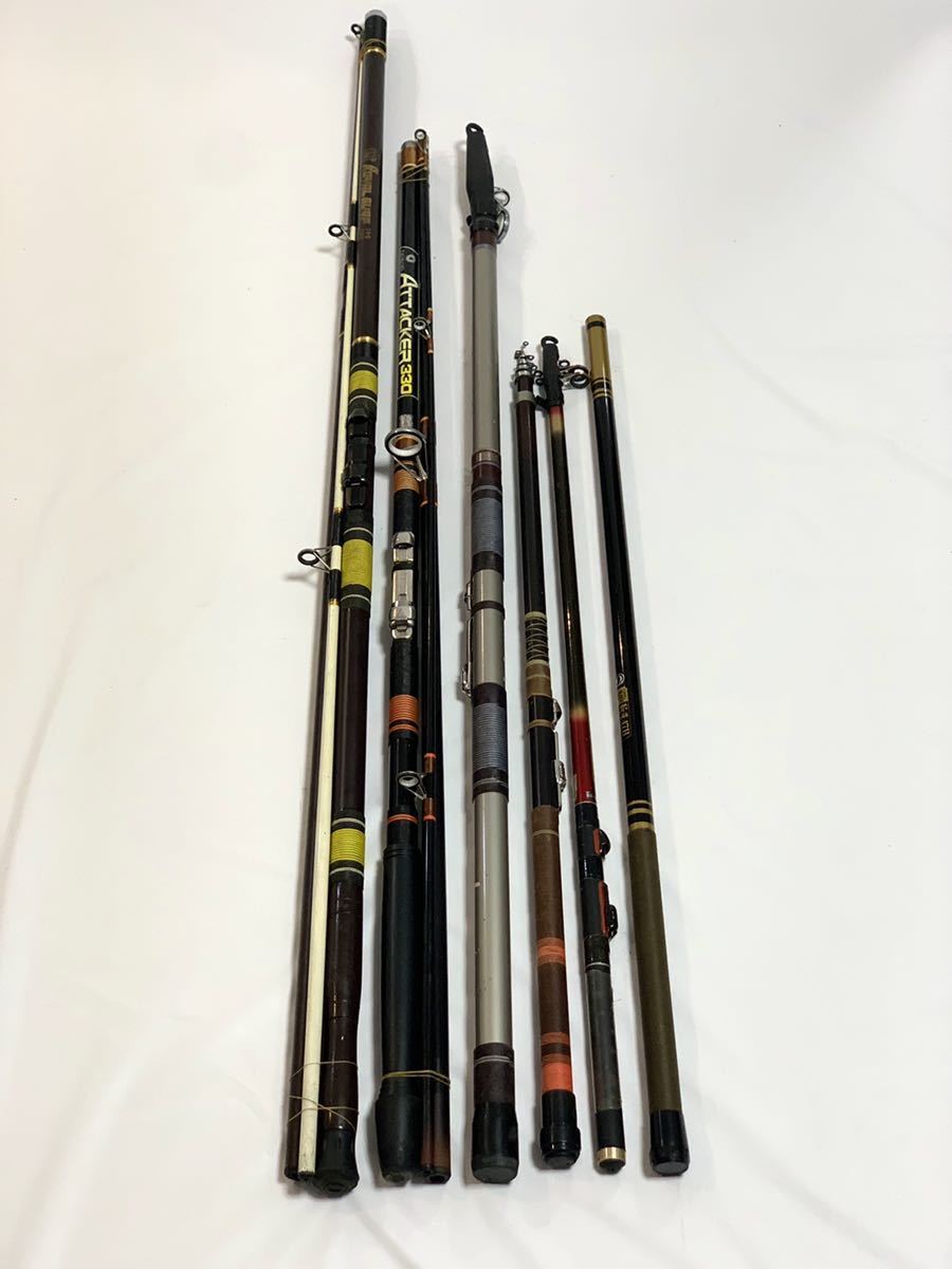 定番人気 品 現状品 DAIWA ダイワ 等 ATTACKER 330 含む ロッド6本 まとめ売り 釣り 釣り具 ロッド 釣竿 海 堤防(その他)｜売買されたオークション情報、yahooの商品情報をアーカイブ公開 - オークファン その他